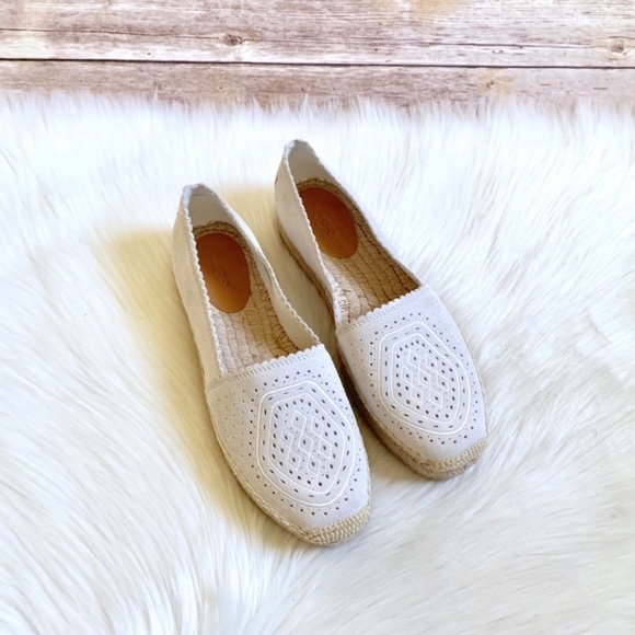 UGG Jasmine Suede Heidi Perforated Espadrille Flat - Picture 3 of 6